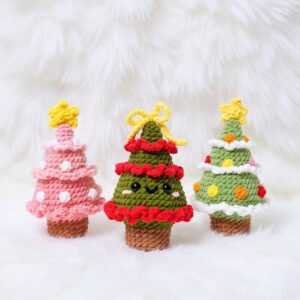 Christmas Tree Amigurumi Crochet Pattern - Festive - DIY Holiday Decor - Instant Download PDF