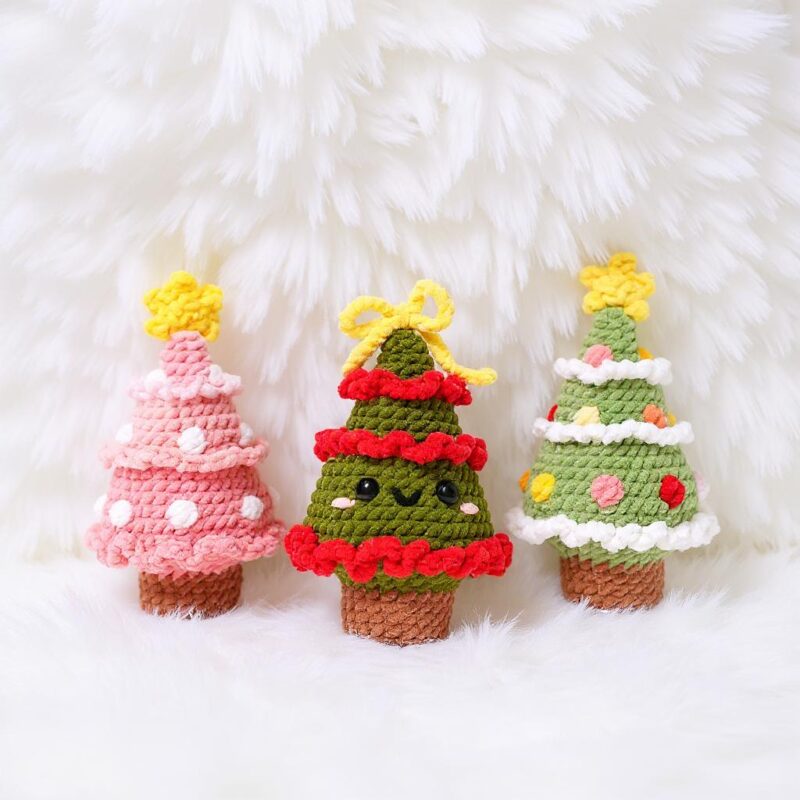 Christmas Tree Amigurumi Crochet Pattern - Festive - DIY Holiday Decor - Instant Download PDF - Image 2