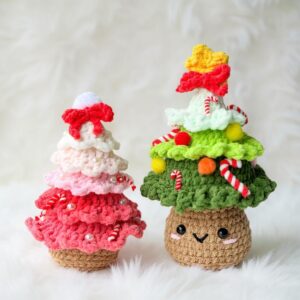 Christmas Tree Amigurumi Crochet Pattern - Festive DIY Holiday Decor - Instant Download PDF