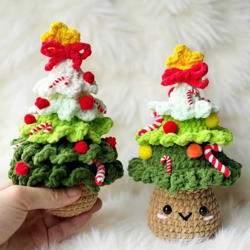 Christmas Tree Amigurumi Crochet Pattern - Festive DIY Holiday Decor - Instant Download PDF - Image 2