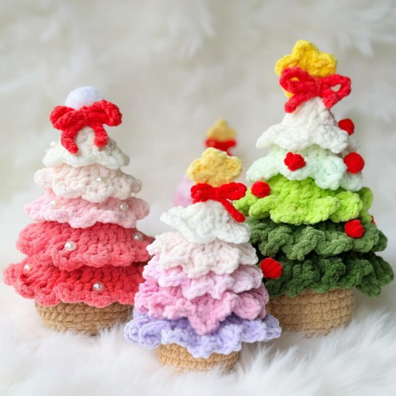 Christmas Tree Amigurumi Crochet Pattern - Festive DIY Holiday Decor - Instant Download PDF - Image 4