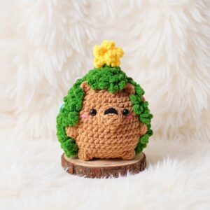 Christmas Tree Hedgehog Amigurumi Crochet Pattern - Adorable DIY Stuffed Animal Toy - Instant Download PDF