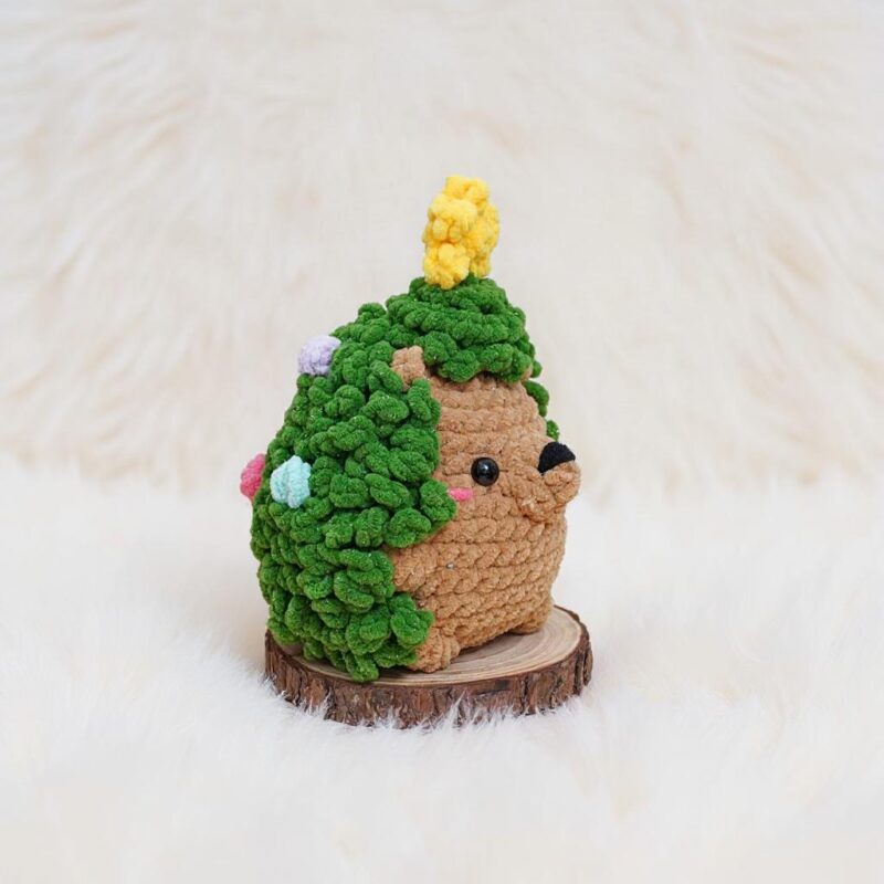 Christmas Tree Hedgehog Amigurumi Crochet Pattern - Adorable DIY Stuffed Animal Toy - Instant Download PDF - Image 3