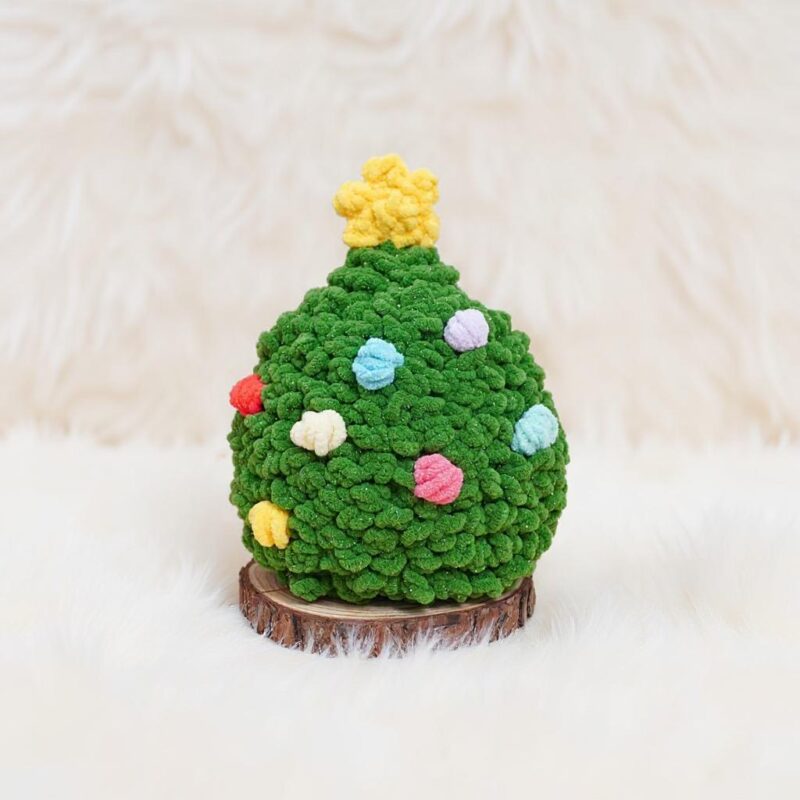 Christmas Tree Hedgehog Amigurumi Crochet Pattern - Adorable DIY Stuffed Animal Toy - Instant Download PDF - Image 4