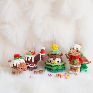 Cozy Christmas Amigurumi Crochet Pattern Bundle - Adorable DIY Holiday Decor & Gifts - Instant Download PDF