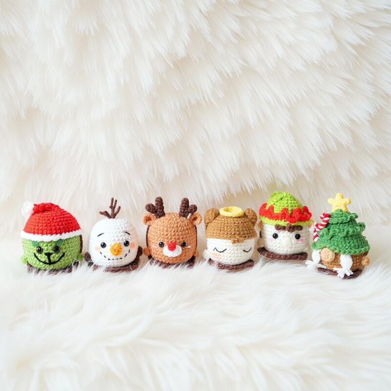 Cozy Christmas Amigurumi Crochet Pattern Bundle - Adorable DIY Holiday Decor & Gifts - Instant Download PDF - Image 2