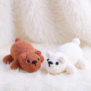 Chubby Bear Amigurumi Crochet Pattern - Adorable DIY Stuffed Animal Toy - Instant Download PDF