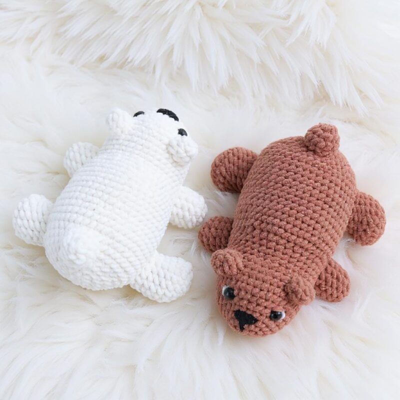 Chubby Bear Amigurumi Crochet Pattern - Adorable DIY Stuffed Animal Toy - Instant Download PDF - Image 4