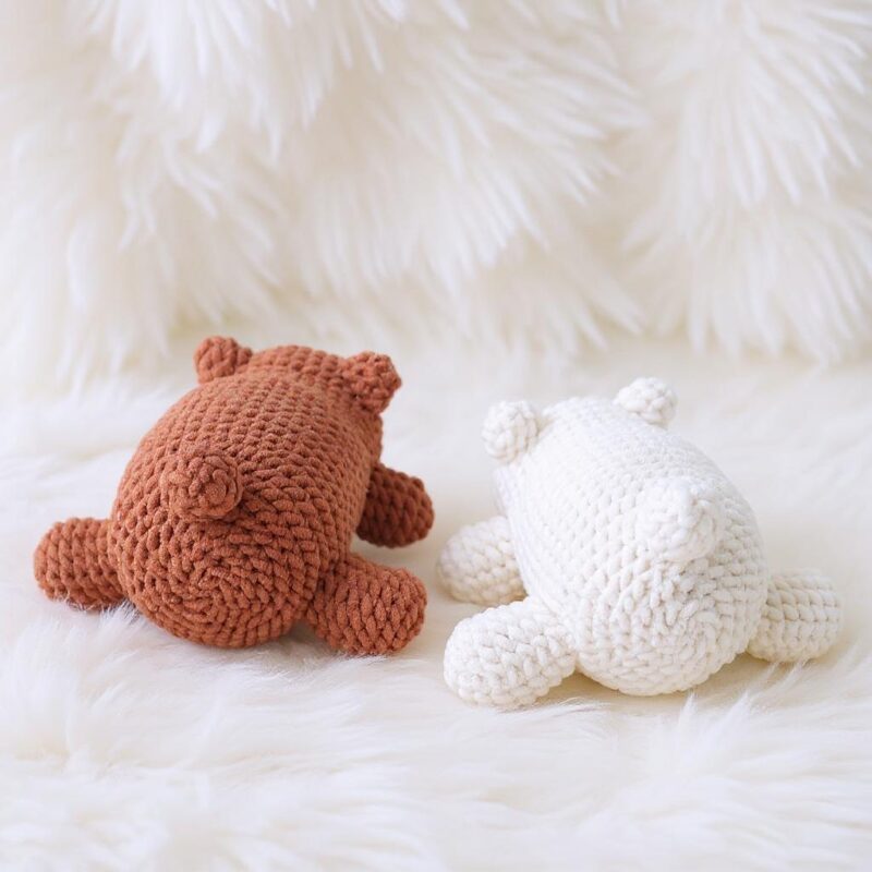 Chubby Bear Amigurumi Crochet Pattern - Adorable DIY Stuffed Animal Toy - Instant Download PDF - Image 5