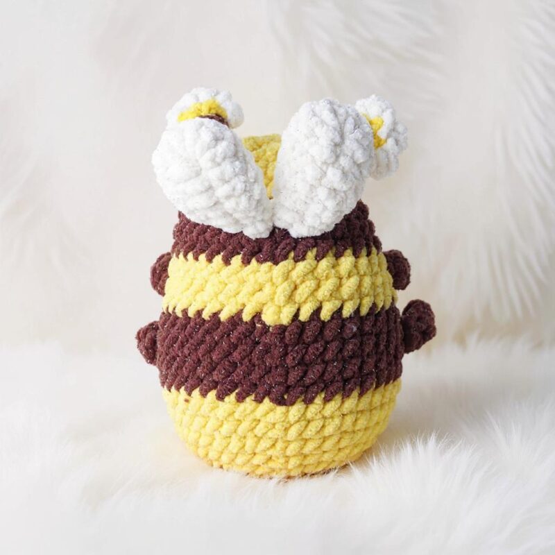 Chubby Bee Amigurumi Crochet Pattern - Adorable DIY Stuffed Animal Toy - Instant Download PDF - Image 5