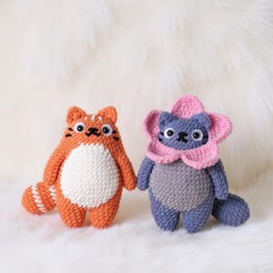 Chubby Cat Amigurumi Crochet Pattern - Adorable DIY Stuffed Animal Toy - Instant Download PDF