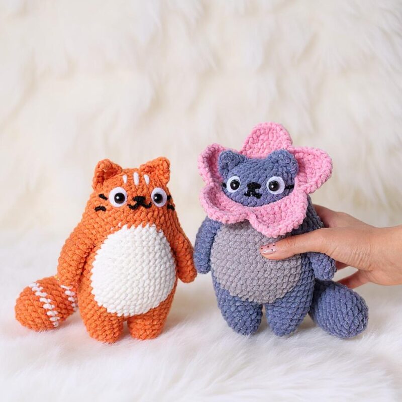 Chubby Cat Amigurumi Crochet Pattern - Adorable DIY Stuffed Animal Toy - Instant Download PDF - Image 3