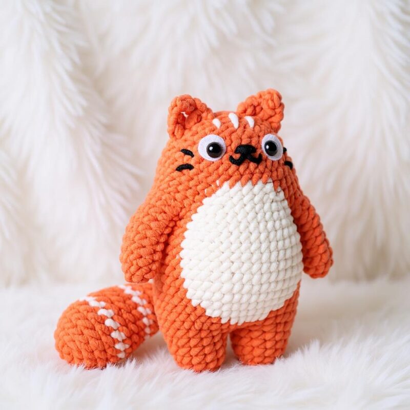 Chubby Cat Amigurumi Crochet Pattern - Adorable DIY Stuffed Animal Toy - Instant Download PDF - Image 5
