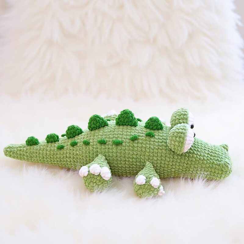 Chubby Crocodile Amigurumi Crochet Pattern - Adorable DIY Stuffed Animal Toy - Instant Download PDF - Image 2