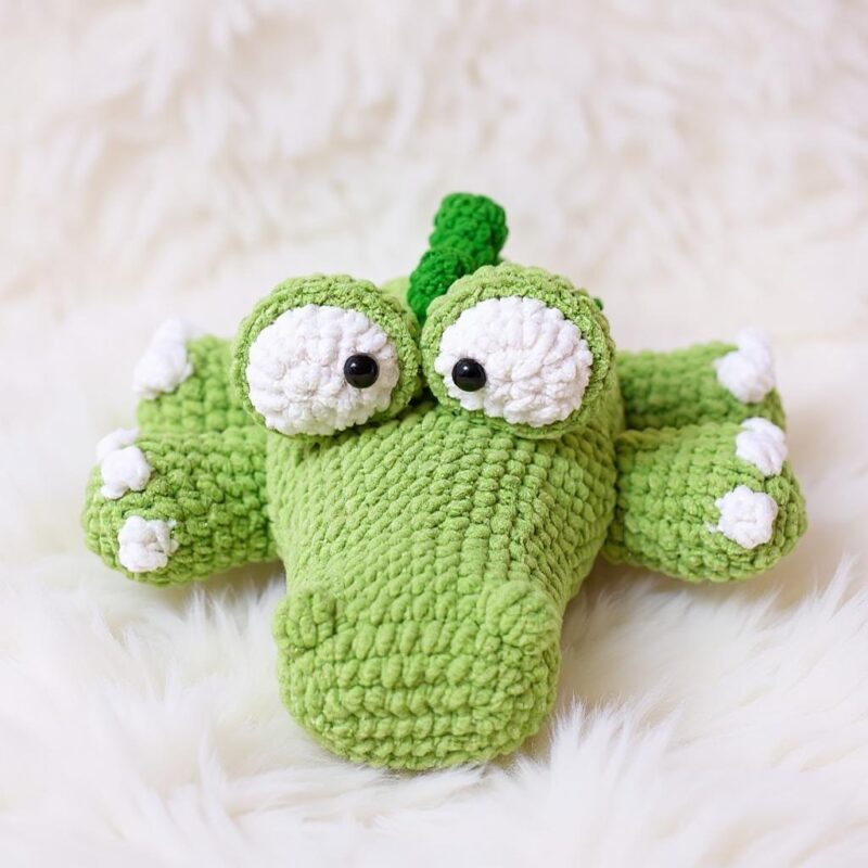 Chubby Crocodile Amigurumi Crochet Pattern - Adorable DIY Stuffed Animal Toy - Instant Download PDF - Image 4