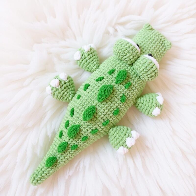 Chubby Crocodile Amigurumi Crochet Pattern - Adorable DIY Stuffed Animal Toy - Instant Download PDF - Image 5
