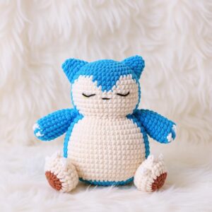 Chubby Dozlax Amigurumi Crochet Pattern - Adorable DIY Stuffed Monster Toy - Instant Download PDF