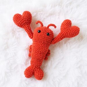 Lobster Amigurumi Crochet Pattern - Adorable DIY Stuffed Animal Toy - Instant Download PDF