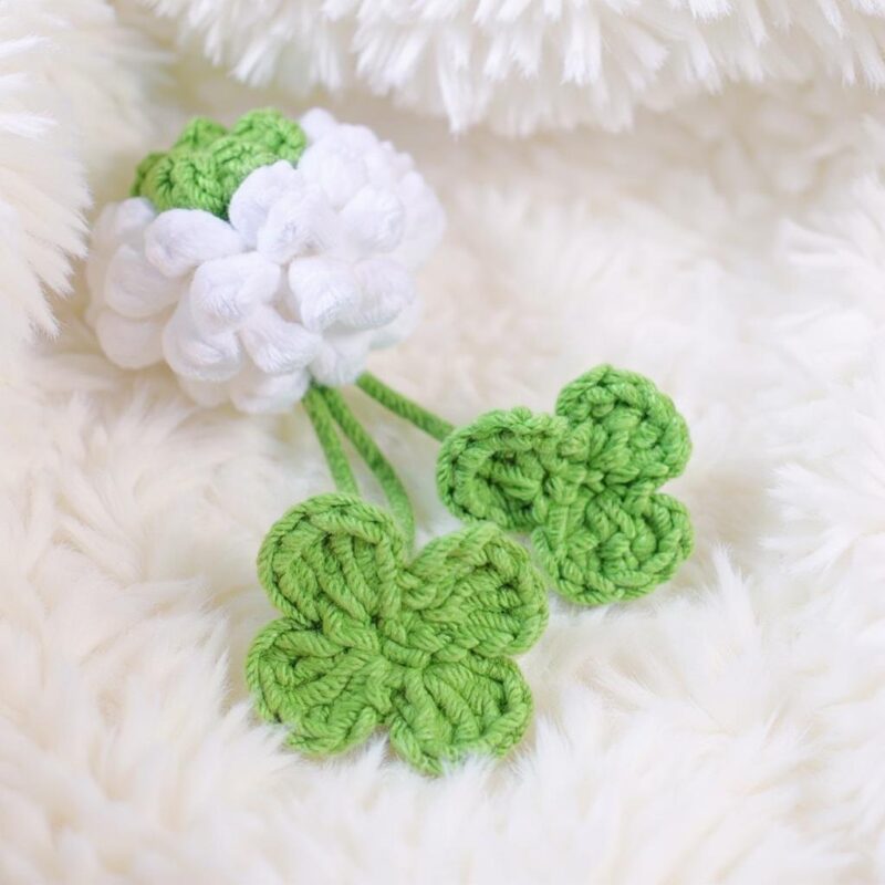 Clover Flowers Amigurumi Crochet Pattern - Charming DIY Handmade Decor - Instant Download PDF - Image 4