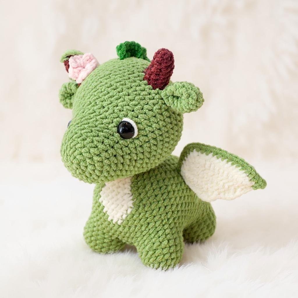 Dragon Amigurumi Crochet Pattern Bundle - Colorful DIY Stuffed Animal Toys - Instant Download PDF - Image 3