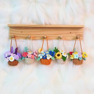Colorful Radiance Baskets Crochet Pattern Bundle - Stylish DIY Home Decor Storage - Instant Download PDF