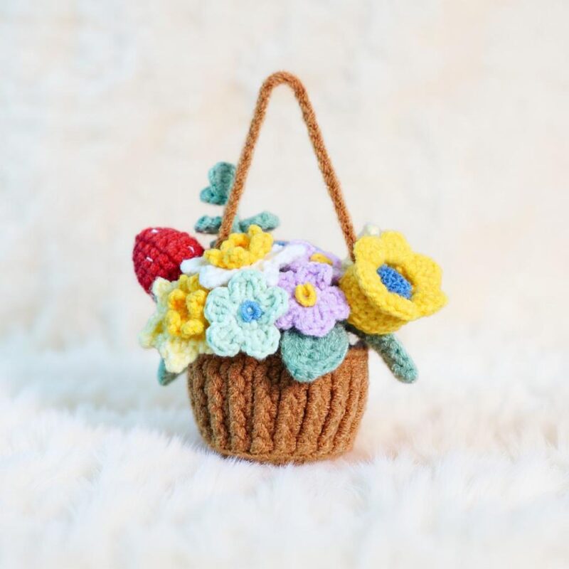 Colorful Radiance Baskets Crochet Pattern Bundle - Stylish DIY Home Decor Storage - Instant Download PDF - Image 5