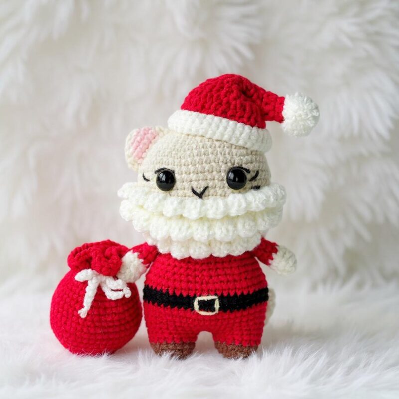 Christmas Cat Trio Amigurumi Crochet Pattern - Adorable DIY Stuffed Animal Toys - Instant Download PDF - Image 2