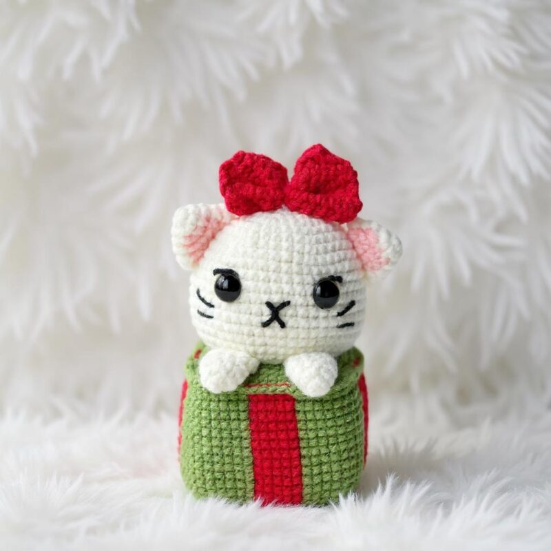 Christmas Cat Trio Amigurumi Crochet Pattern - Adorable DIY Stuffed Animal Toys - Instant Download PDF - Image 4