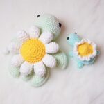 Daisy Back Turtle Amigurumi Crochet Pattern - Adorable No-Sew - DIY Stuffed Animal Toy - Instant Download PDF