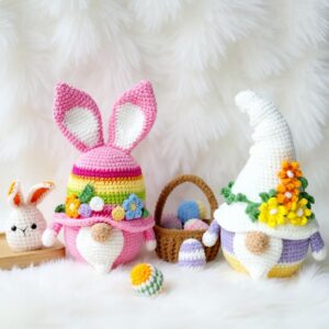 Easter Bunny & Chick Amigurumi Crochet Pattern - Adorable 2-in-1 DIY Stuffed Animal Toy - Instant Download PDF