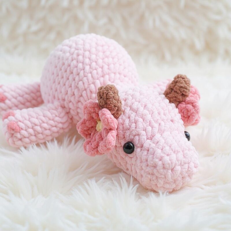 Petal Wing Dragons Amigurumi Crochet Pattern - Whimsical 2-in-1 Combo - DIY Stuffed Animal Toy - Instant Download PDF - Image 3