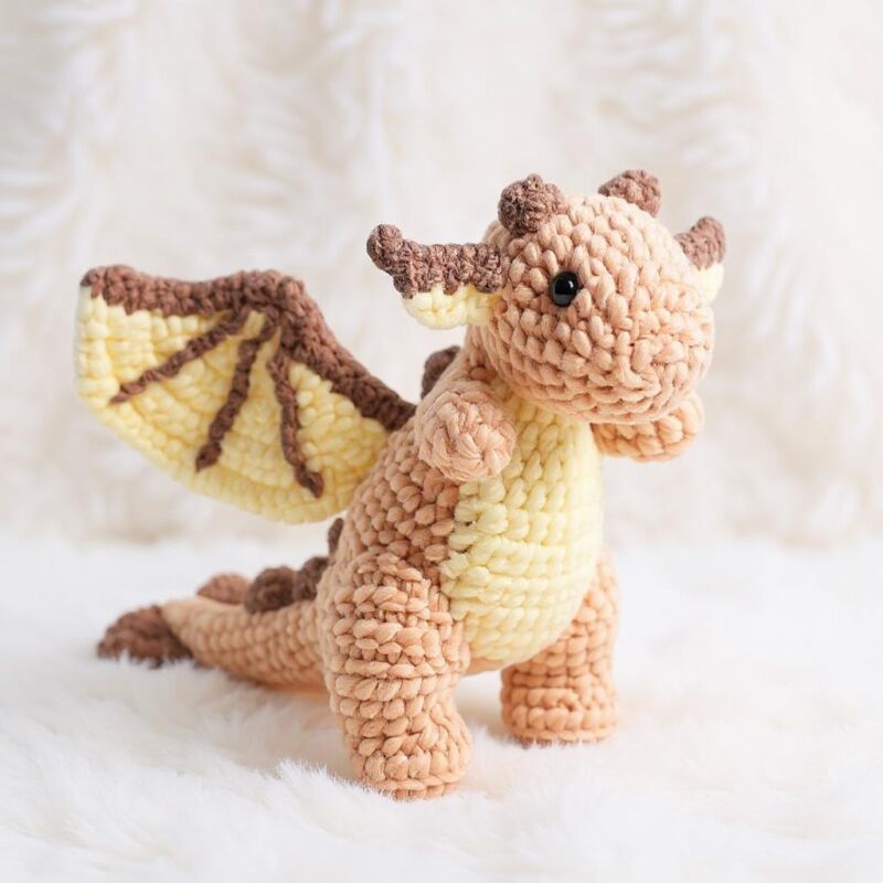 Rosie the Dragon & Baby Amigurumi Crochet Pattern - Adorable DIY Stuffed Animal Toy - Instant Download PDF - Image 4