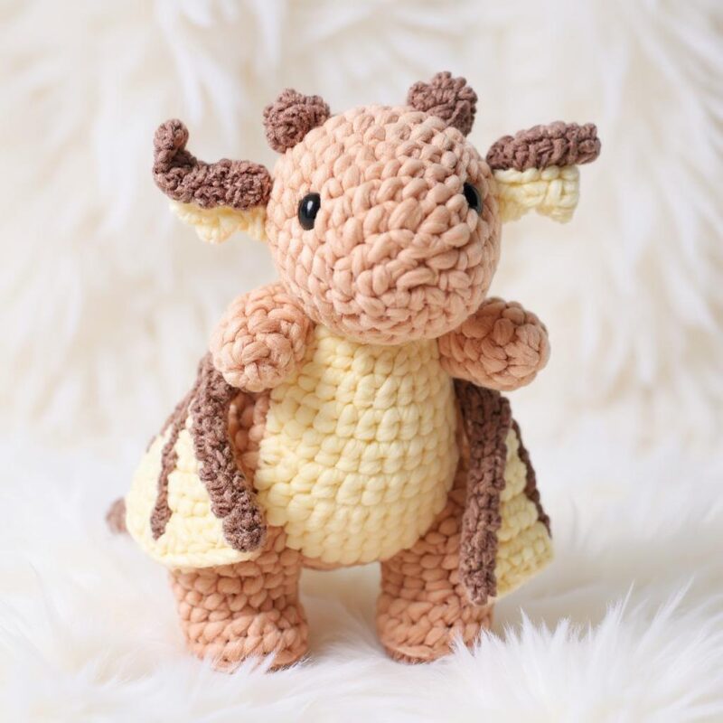 Rosie the Dragon & Baby Amigurumi Crochet Pattern - Adorable DIY Stuffed Animal Toy - Instant Download PDF - Image 5
