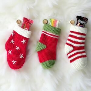 Christmas Stocking Crochet Pattern Bundle - Festive DIY Holiday Decor - Instant Download PDF