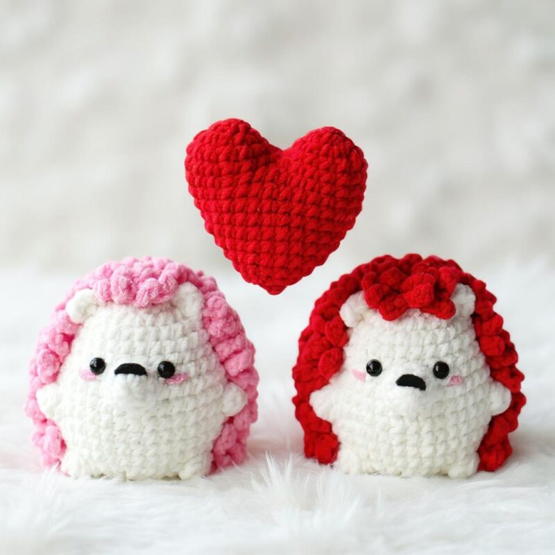 Valentine's Day Trio Amigurumi Crochet Pattern - Adorable DIY Handmade Gifts - Instant Download PDF - Image 2
