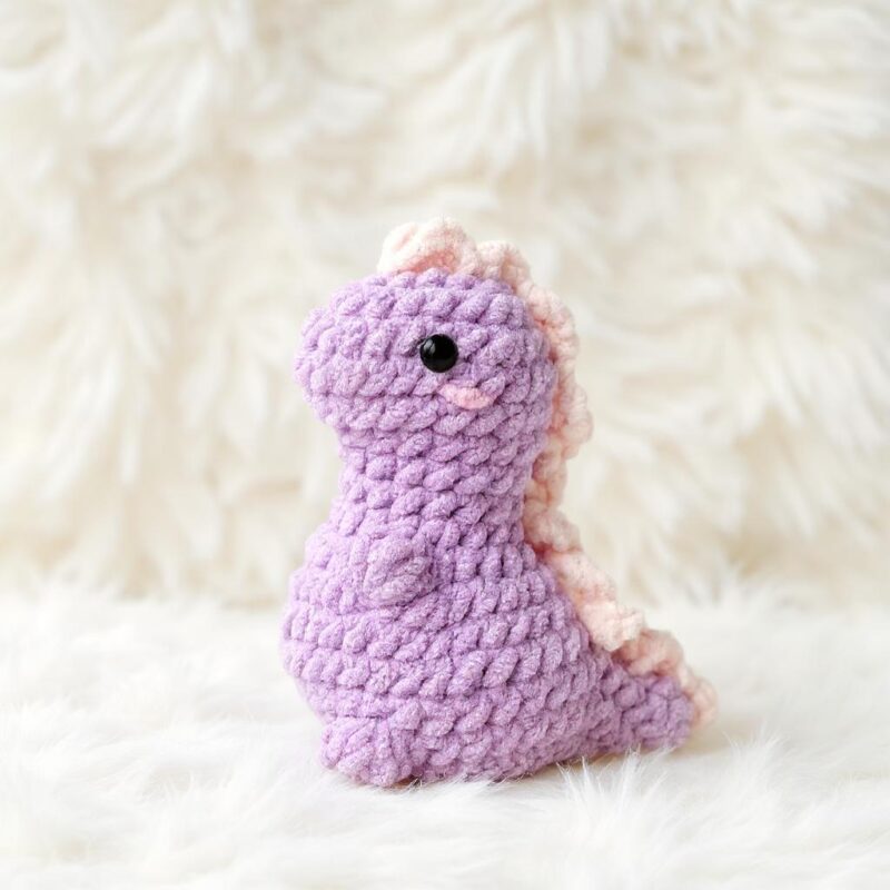 Dinosaur Bundle Amigurumi Crochet Pattern - No-Sew - DIY Stuffed Animal Toy - Instant Download PDF - Image 4