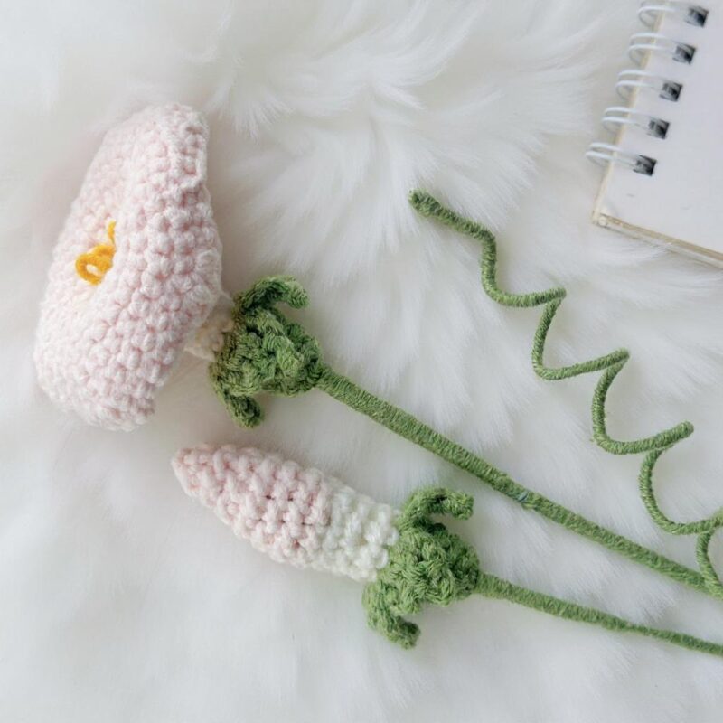 Convolvulus Flowers Crochet Pattern - Beautiful DIY Flower Bouquet - Instant Download PDF - Image 3