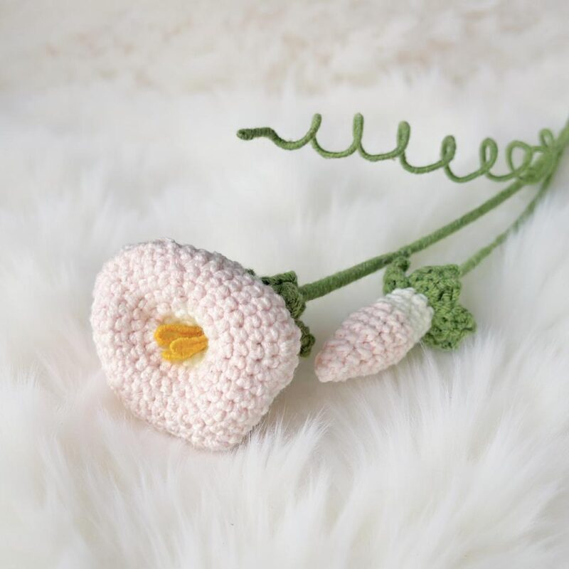 Convolvulus Flowers Crochet Pattern - Beautiful DIY Flower Bouquet - Instant Download PDF - Image 4