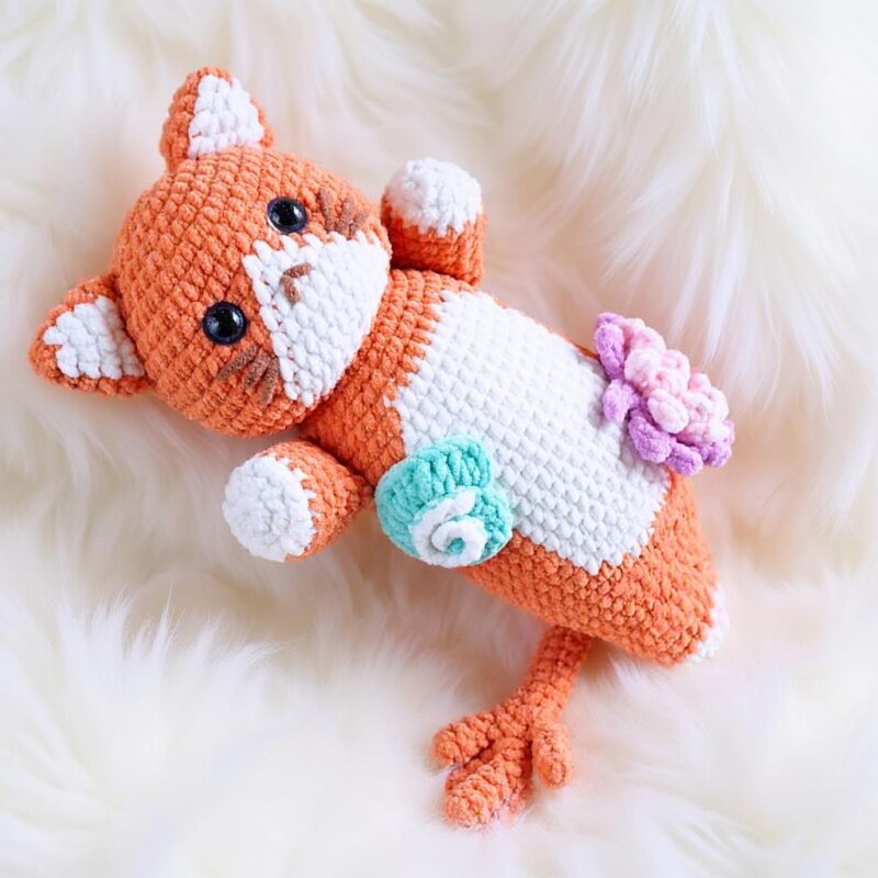 Coral Kitten Amigurumi Crochet Pattern - Adorable DIY Stuffed Animal Toy - Instant Download PDF - Image 2