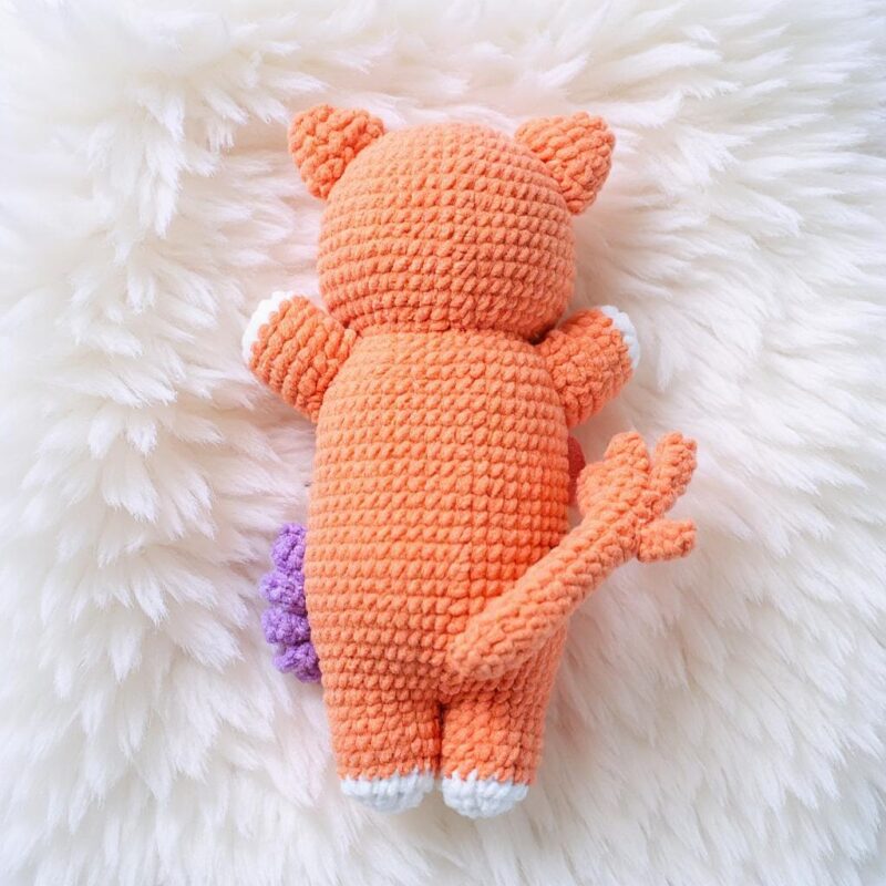 Coral Kitten Amigurumi Crochet Pattern - Adorable DIY Stuffed Animal Toy - Instant Download PDF - Image 3