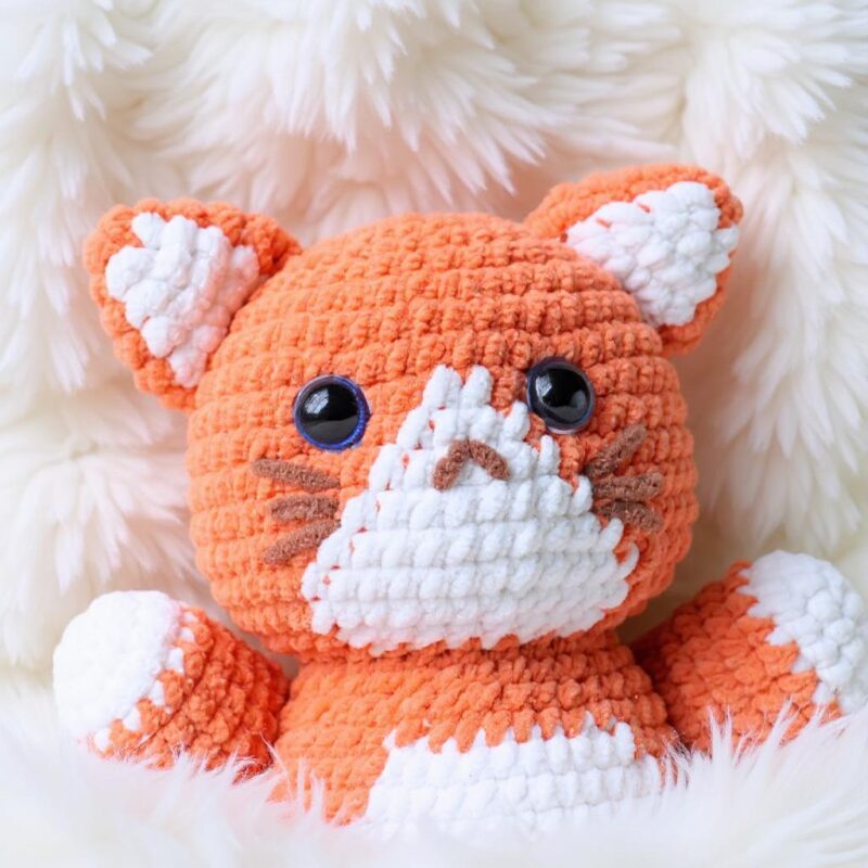 Coral Kitten Amigurumi Crochet Pattern - Adorable DIY Stuffed Animal Toy - Instant Download PDF - Image 5