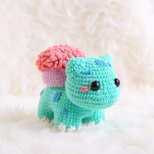 Coralsaur Amigurumi Crochet Pattern - Adorable DIY Stuffed Animal Toy - Instant Download PDF