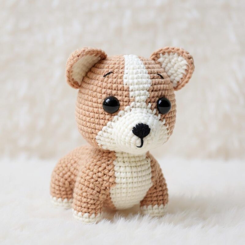 Corgi Amigurumi Crochet Pattern - Adorable DIY Stuffed Animal Toy - Instant Download PDF