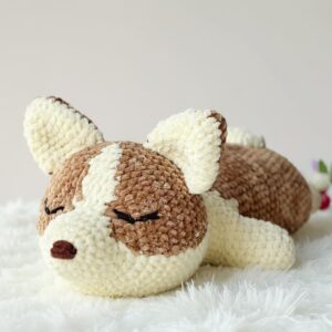 Corgi Amigurumi Crochet Pattern - Adorable DIY Stuffed Animal Toy - Instant Download PDF