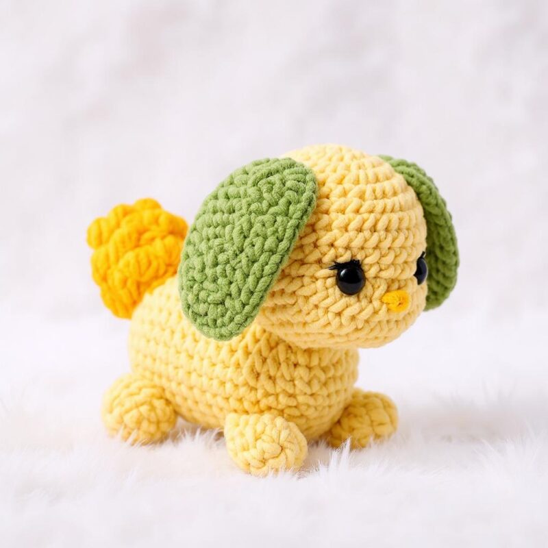 Corn Bunny Amigurumi Crochet Pattern - Adorable DIY Stuffed Animal Toy - Instant Download PDF