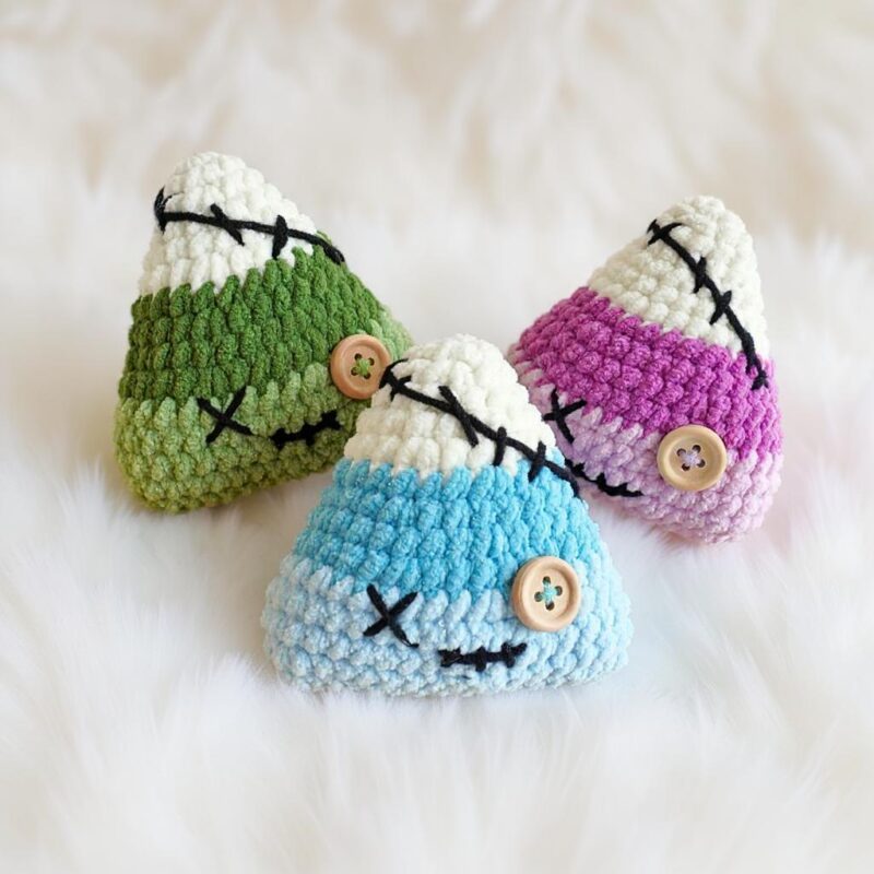 Candy Corn Amigurumi Crochet Pattern - Adorable DIY Halloween Decor - Instant Download PDF - Image 3