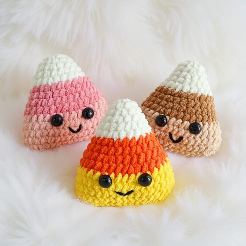Candy Corn Amigurumi Crochet Pattern - Adorable DIY Halloween Decor - Instant Download PDF - Image 4