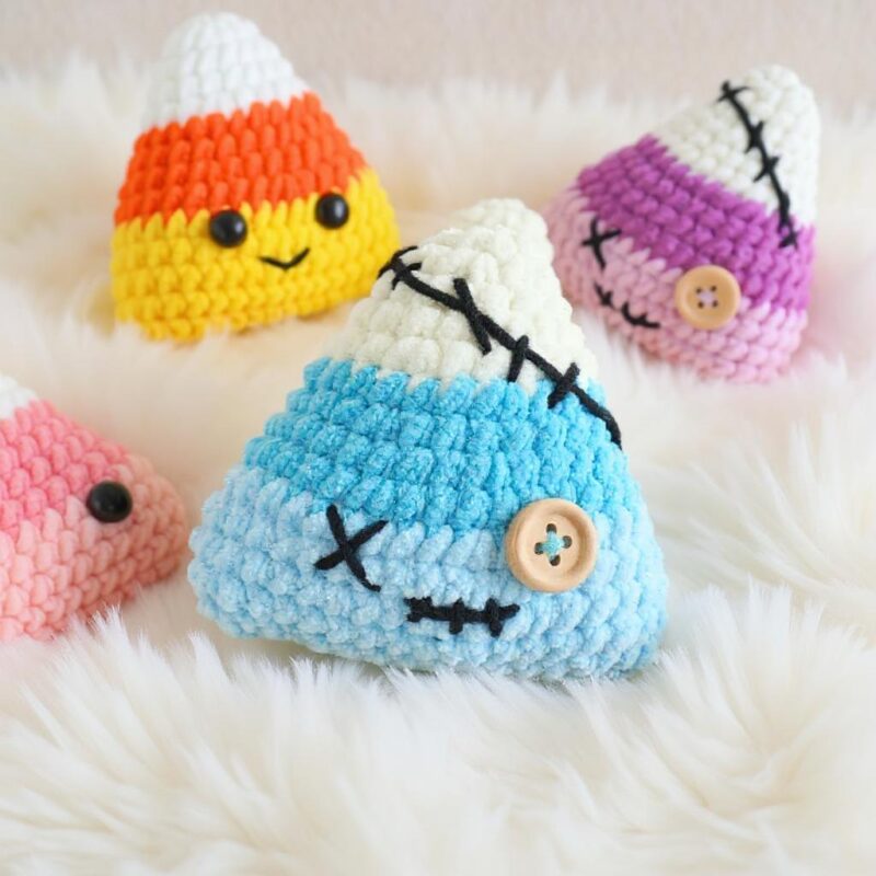 Candy Corn Amigurumi Crochet Pattern - Adorable DIY Halloween Decor - Instant Download PDF - Image 5
