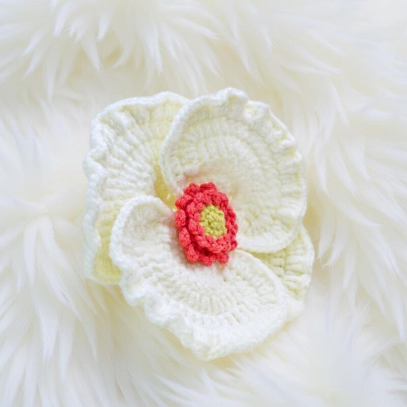 Corn Poppy Amigurumi Crochet Pattern - Beautiful DIY Handmade Flower - Instant Download PDF - Image 4