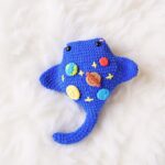 Cosmic Rayfish Amigurumi Crochet Pattern - Whimsical DIY Stuffed Animal Toy - Instant Download PDF